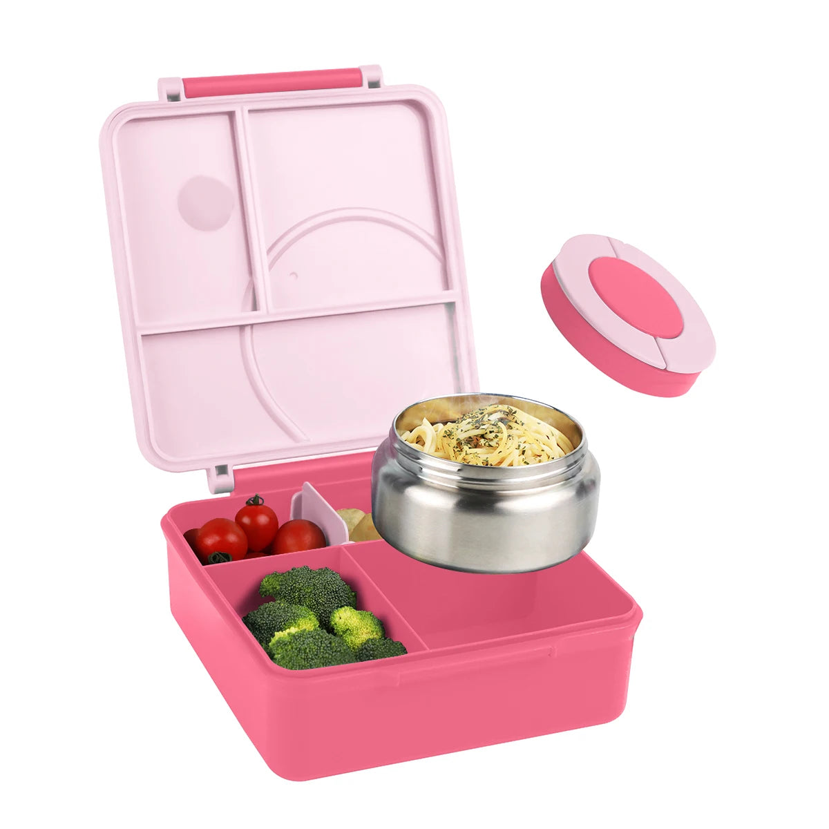 Four-Grid Lunch Box con Bowl para Sopa